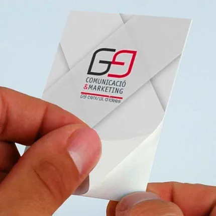 Tarjetas adhesivas
